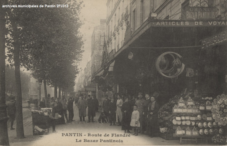 Pantin - Route de Flandre - Le bazar pantinois.