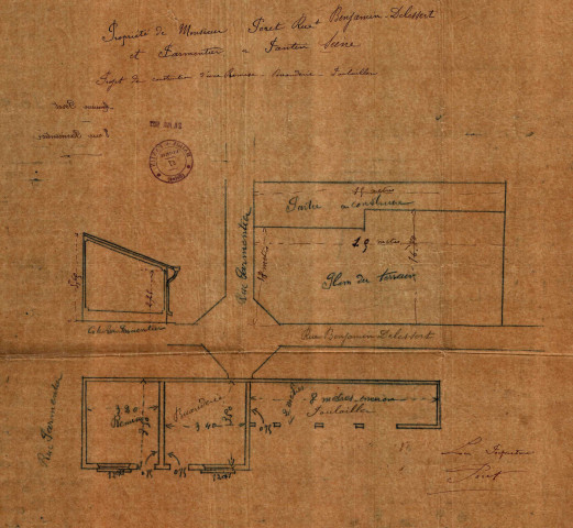 8 rue Parmentier, construction d'un bâtiment à usage de remise, buanderie et poulailler : permis de construire.
