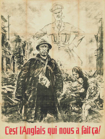 « C´est l´Anglais qui nous a fait ça » : affiche.