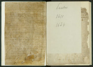 Paroisse Saint-Germain : registre des actes de baptême, mariage et sépulture.