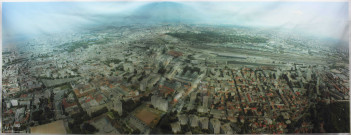 Pantin vue d'hélicoptère