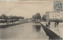 41. Pantin - Les pêcheurs au pont Delizy.
