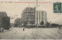 62. Pantin - La rue Hoche et la rue des Petits-Ponts, place de la Mairie.