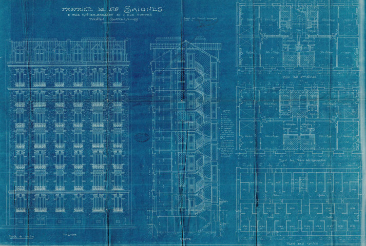 5 rue Honoré et 6 rue Cartier-Bresson : permis de construire.