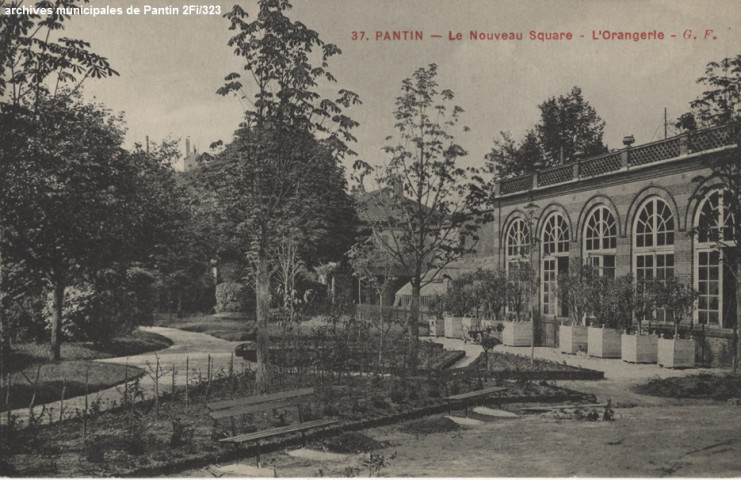 37. Pantin - Le nouveau square - L'Orangerie.