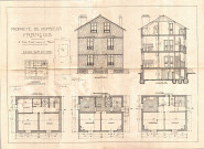8 rue Saint-Louis, construction d'un pavillon en fond de cour : permis de construire.