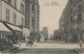 La rue des Sept-Arpents au début du XXe siècle