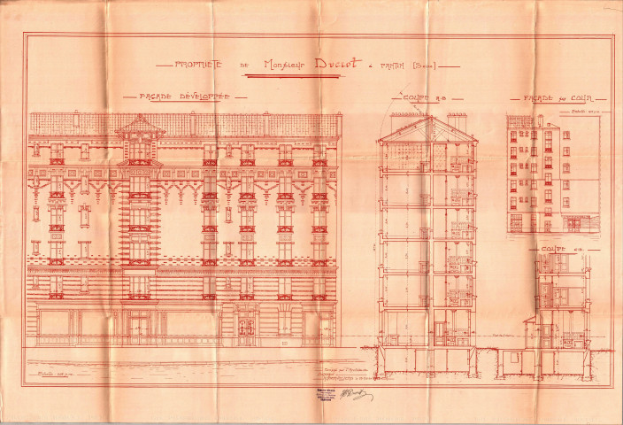 52 rue Denis-Papin et 41 rue Cartier-Bresson : permis de construire.