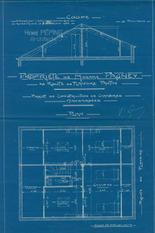 40 avenue Jean-Jaurès, projet de construction de chambres mansardées et surélévation de 3 étages : permis de construire.