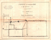 17 rue Lapérouse, projet de canalisation : permis de construire.