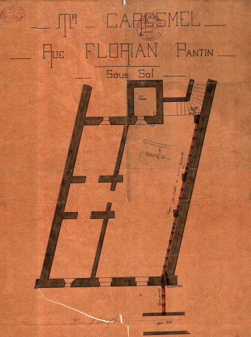 Rue Florian et rue du Congo, travaux de déversement à l'égoût : permis de construire.