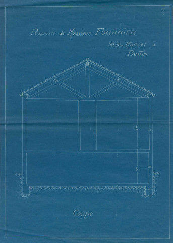 22 rue Marcelle [ancienne 30 rue Marcelle], construction d'un pavillon : permis de construire.