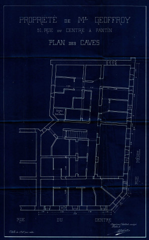 7 rue Méhul et 51 rue Jules-Auffret [ancienne rue du Centre], construction d'un immeuble de rapport : permis de construire.