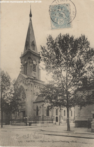 Église Sainte-Marthe aux Quatre-Chemins.