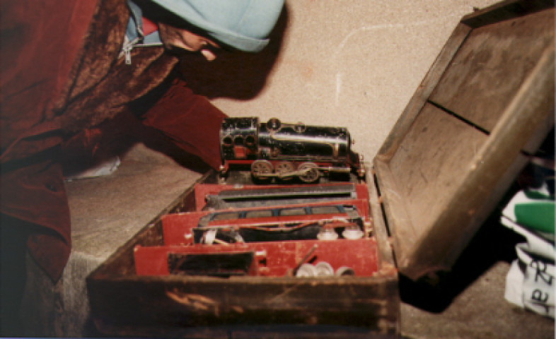 Locomotive miniature pour voyage « imaginaire »