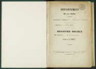 Commune de Pantin : registre des actes de naissance.