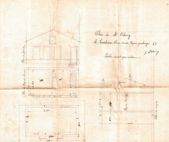 67 rue Denis-Papin : permis de construire.