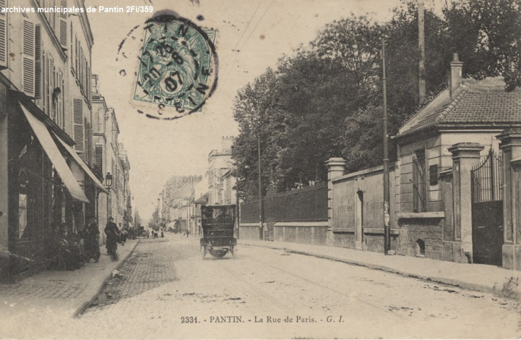 2331. Pantin - La rue de Paris.