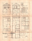 12 rue Honoré, construction d'un magasin avec sous-sol et logements : permis de construire.