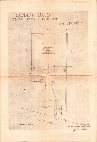 33 rue Auger, projet de construction : permis de construire.