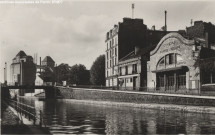 Le canal de l'Ourcq - Les Moulins (Grands Moulins, cinéma Pantin-Palace).
