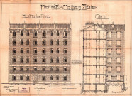 16 rue de la Paix, construction d'un immeuble de rapport de cinq étages : permis de construire.