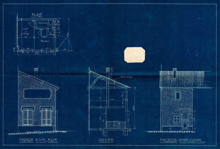 9 rue Maurice-Borreau [ancienne rue de l'Industrie], construction d'un bâtiment pour bureaux et magasins : permis de construire.