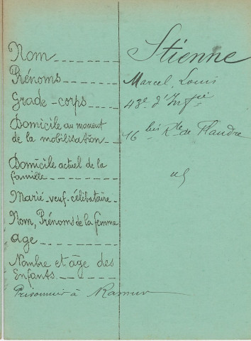 STIENNE Marcel Louis