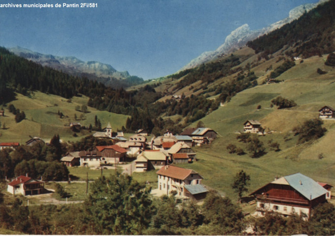 Le reposoir - Vue générale. Col de la Colombière.