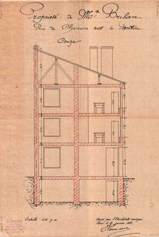 1 rue Jacques-Cottin et rue Cartier-Bresson : permis de construire.