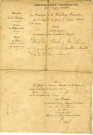 Réintégration dans la qualité de Française de Barbe Bieller épouse Werner [grand-mère maternelle de Roger Hasenfratz] : ampliation du décret du Président de la République.