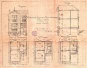 21 rue Pierre-Brossolette [ancienne rue du Petit-Pantin], construction d'une maison d'habitation : permis de construire.