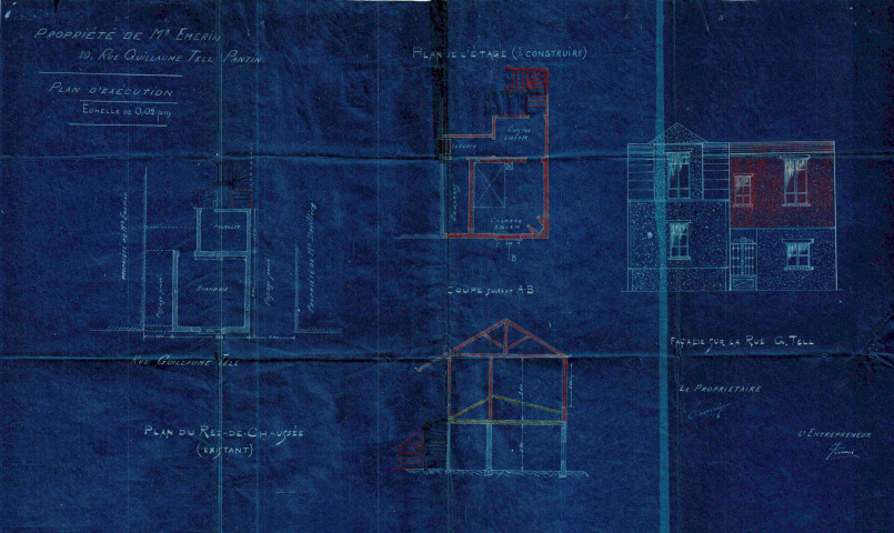 20 rue Guillaume-Tel : permis de construire.