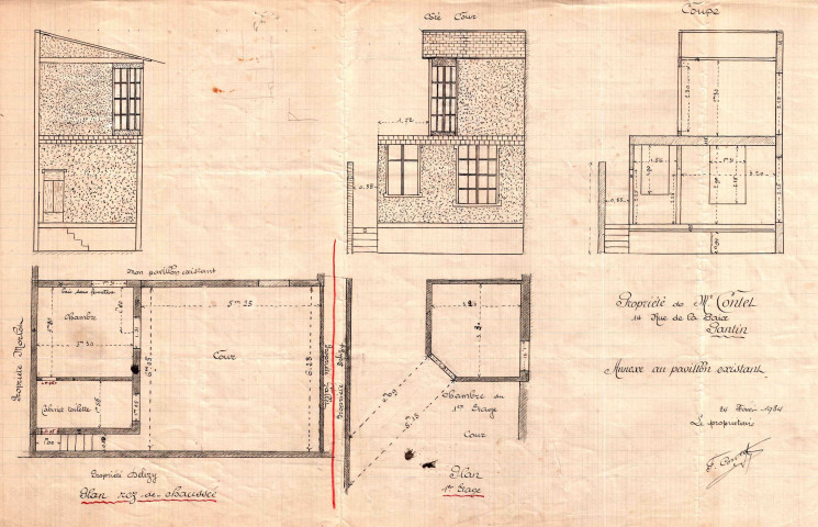 14 rue de la Paix, agrandissement, modifications et ouverture de baies : permis de construire.