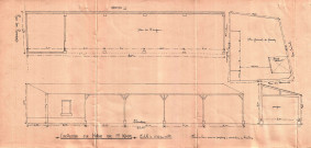 26 rue des Pommiers et rue de Candale, construction d'un hangar : permis de construire.