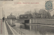 7. Pantin - Pont du canal - Rue de la Mairie.