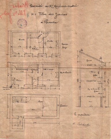 11 villa des Jardins : permis de construire.
