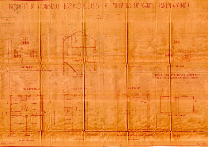 16 avenue des Bretagnes : permis de construire.