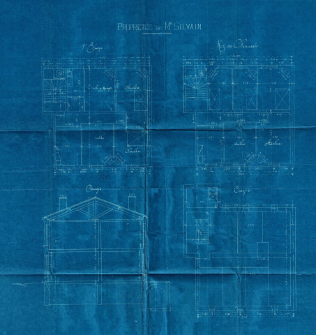 rue Gabrielle-Josserand [ancienne rue des Écoles] [et 7 villa des Jardins] : permis de construire.