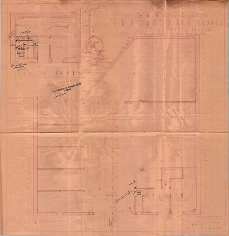 6 rue Gambetta, 55 rue Jules-Auffret et 1 rue Paul Bert, construction d'un garage : permis de construire.