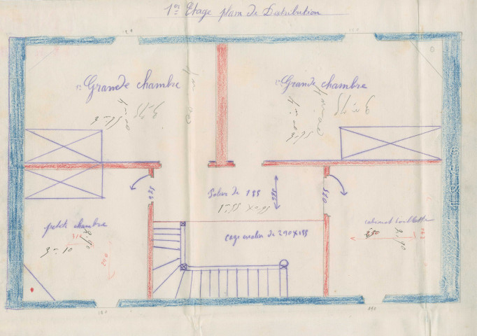 62 rue Jules-Auffret [ancienne rue du Centre], projet de construction d'un pavillon avec boutique : permis de construire.