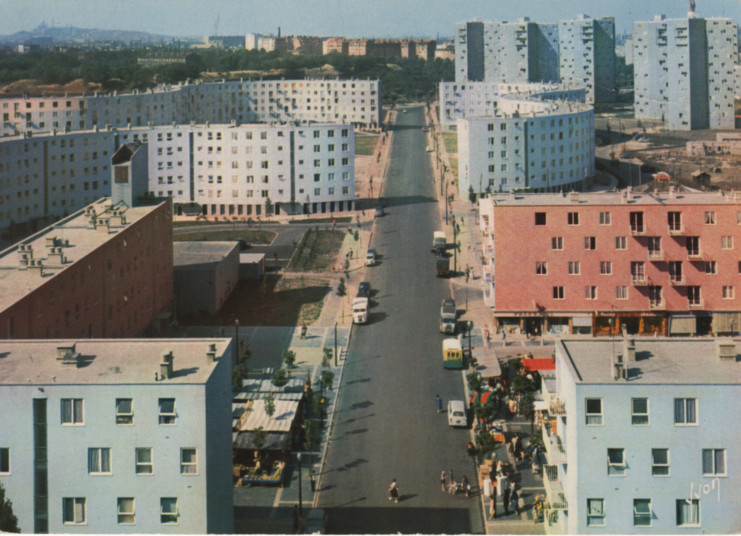 Carte postale avec vue d’ensemble des Courtillières