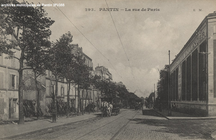 293. Pantin - La rue de Paris (F. Boulanger).