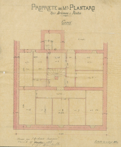 23 rue Denis-Papin : permis de construire.