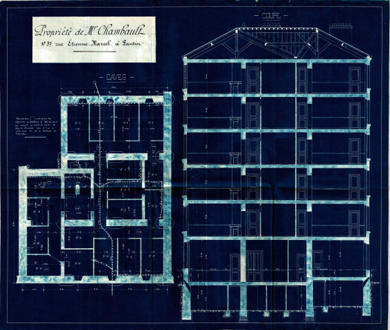 37 rue Étienne-Marcel : permis de construire.