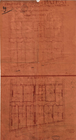 29 avenue du Général-Leclerc [ancienne route des Petits-Ponts], surélévation : permis de construire.