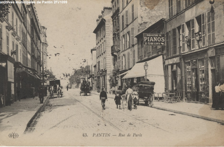 43. Pantin - Rue de Paris.