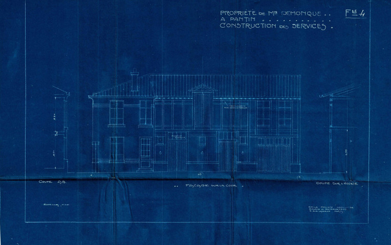 36 rue Auger, projet de construction de services et bureaux : permis de construire.