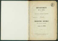Commune de Pantin : registre des actes de naissance.