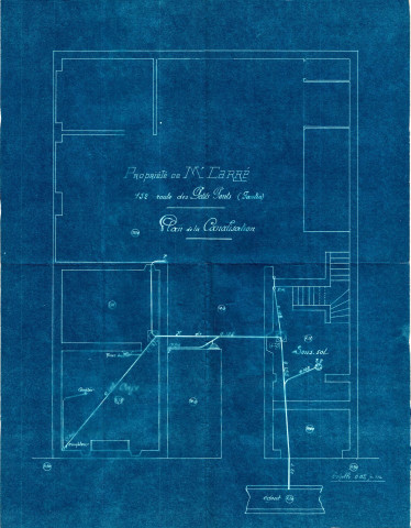 152 avenue du Général-Leclerc [ancienne route des Petits-Ponts] : permis de construire.